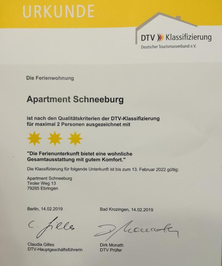 Schneeburg Apartment Ebringen